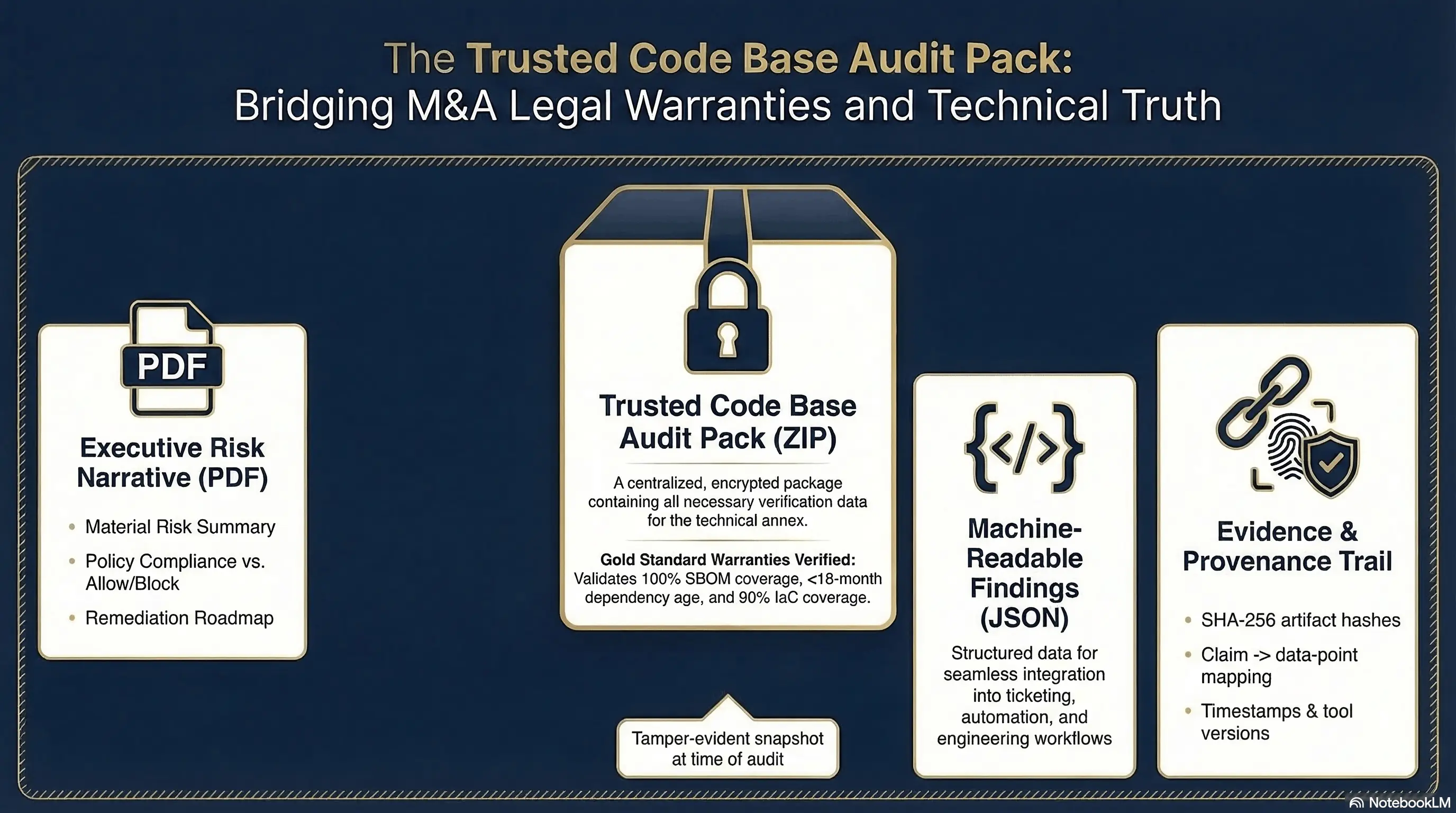 Audit pack preview diagram